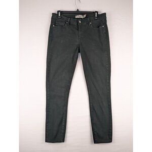 Paige Jeans Womens Size 30 Black Verdugo Denim Jegging Made in USA